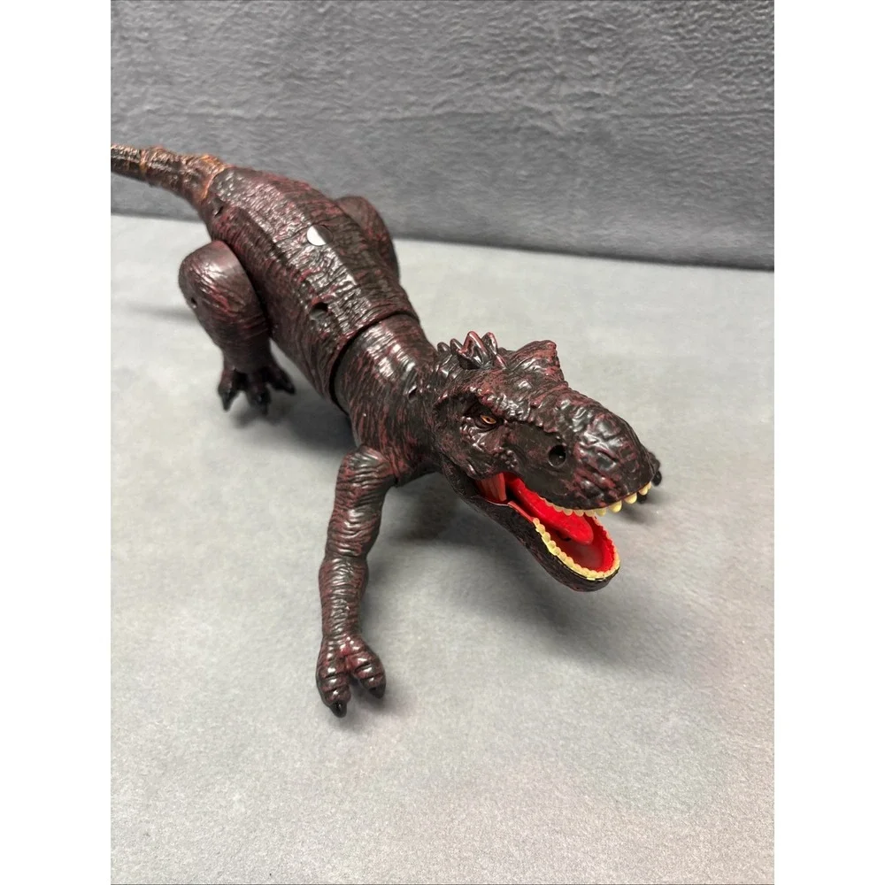 Dinosaur Toy Roars Runs On Wheels Lights Up USB-C Rechargeable Jurassic Park